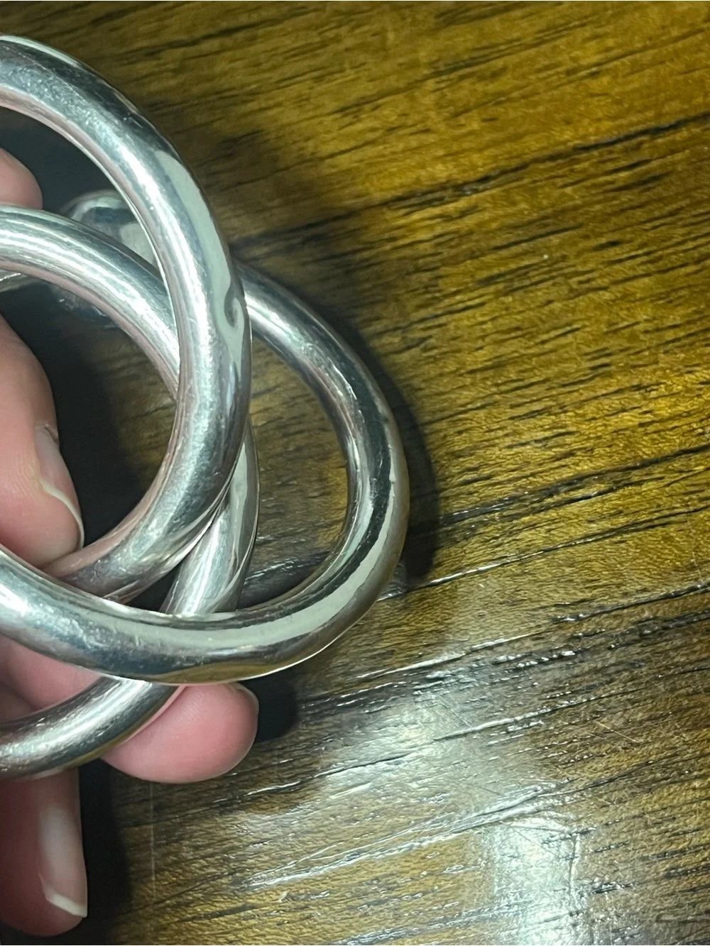Tiffany & Co Three Interlocking Ring Rattle - Vintage